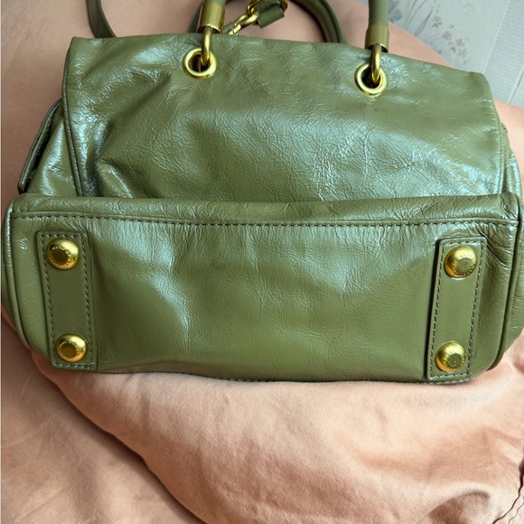 Marc by Marc Jacobs Green Leather Satchel - Picture 2 of 15